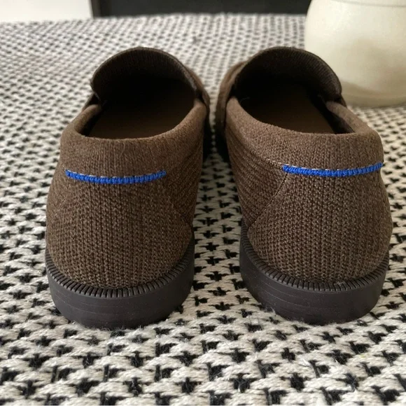 New Rothy’s Penny Loafer Revelvet Brown Womens Size 7.5 - Picture 6 of 11